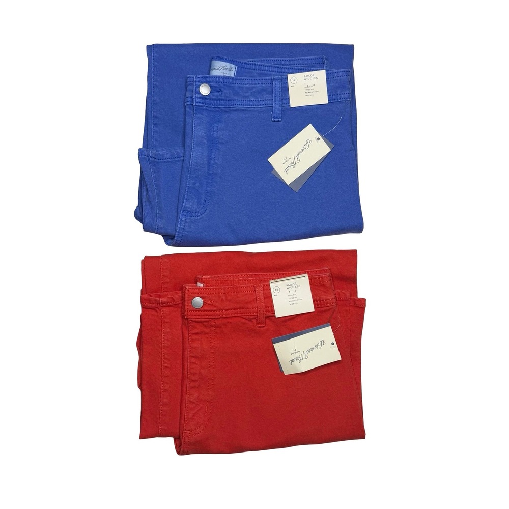 Universal Threads women's sailor wide leg flare pants - SIZE 12 - Lot of 2‎